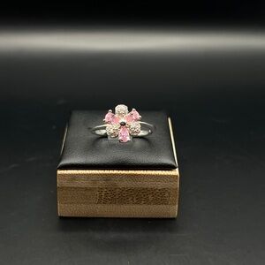 925 silver flower ring